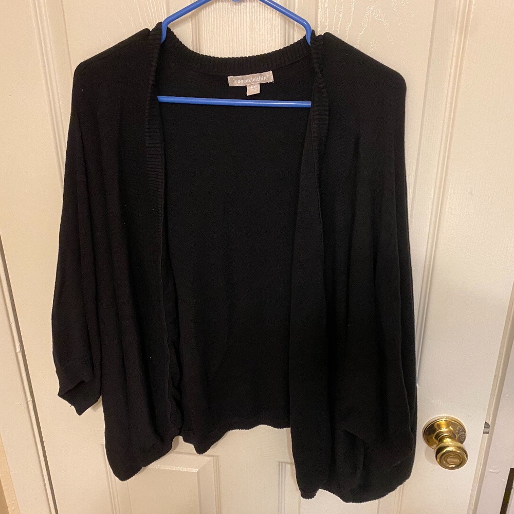Woman Within Cardigan
